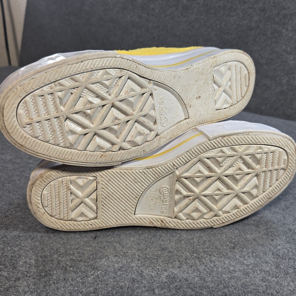 Rare Converse x MadeMe One Star Platform Yellow Corduroy Sneakers Womens 5.5 - Picture 10 of 10